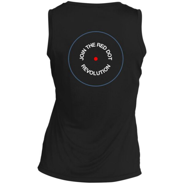 Join the Red Dot Revolution Squash Shirt, Hardball Doubles, Ladies' Sleeveless V-Neck Performance Tee