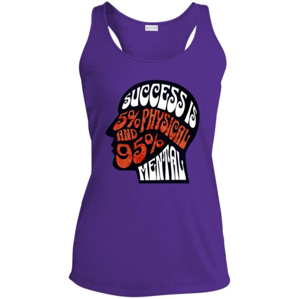 Success is Mental Ladies' Performance Racerback Tank (3 colour) - Image 2