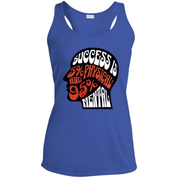 Success is Mental Ladies' Performance Racerback Tank (3 colour) - Image 4