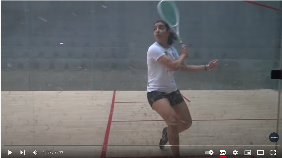 Studying Women Squash Players to Learn Technique