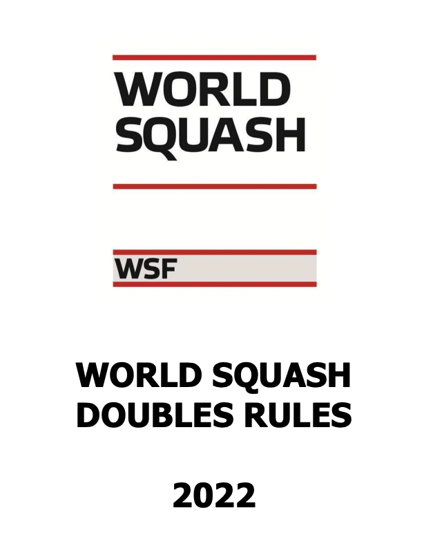 Rules to “International” Doubles Squash