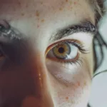 Extreme close-up of eyes