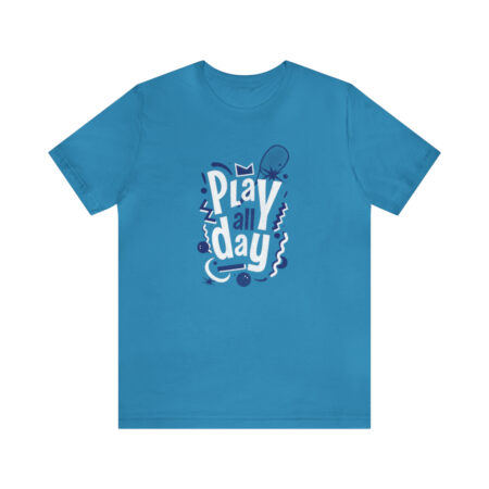 Play All Day Squash Shirt, Unisex Jersey Short Sleeve Tee