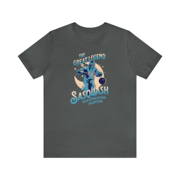 The Legend of Sasquash Squash Shirt, Unisex Jersey Short Sleeve Tee - Image 12