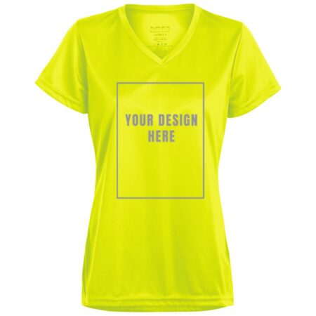 Ladies’ Moisture-Wicking V-Neck Tee - CUSTOMIZE IT