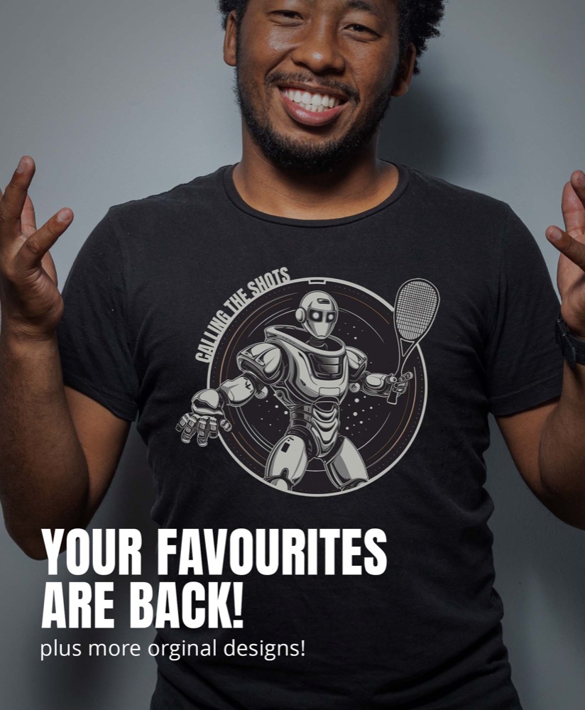 Your favourite squash shirts are back!